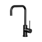 Phoenix Vivid Slimline 160mm Squareline Basin / Sink Mixer Matte Black